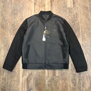 Vintage Y2K Ferrari Leather Suede Jacket Italian NWT XL